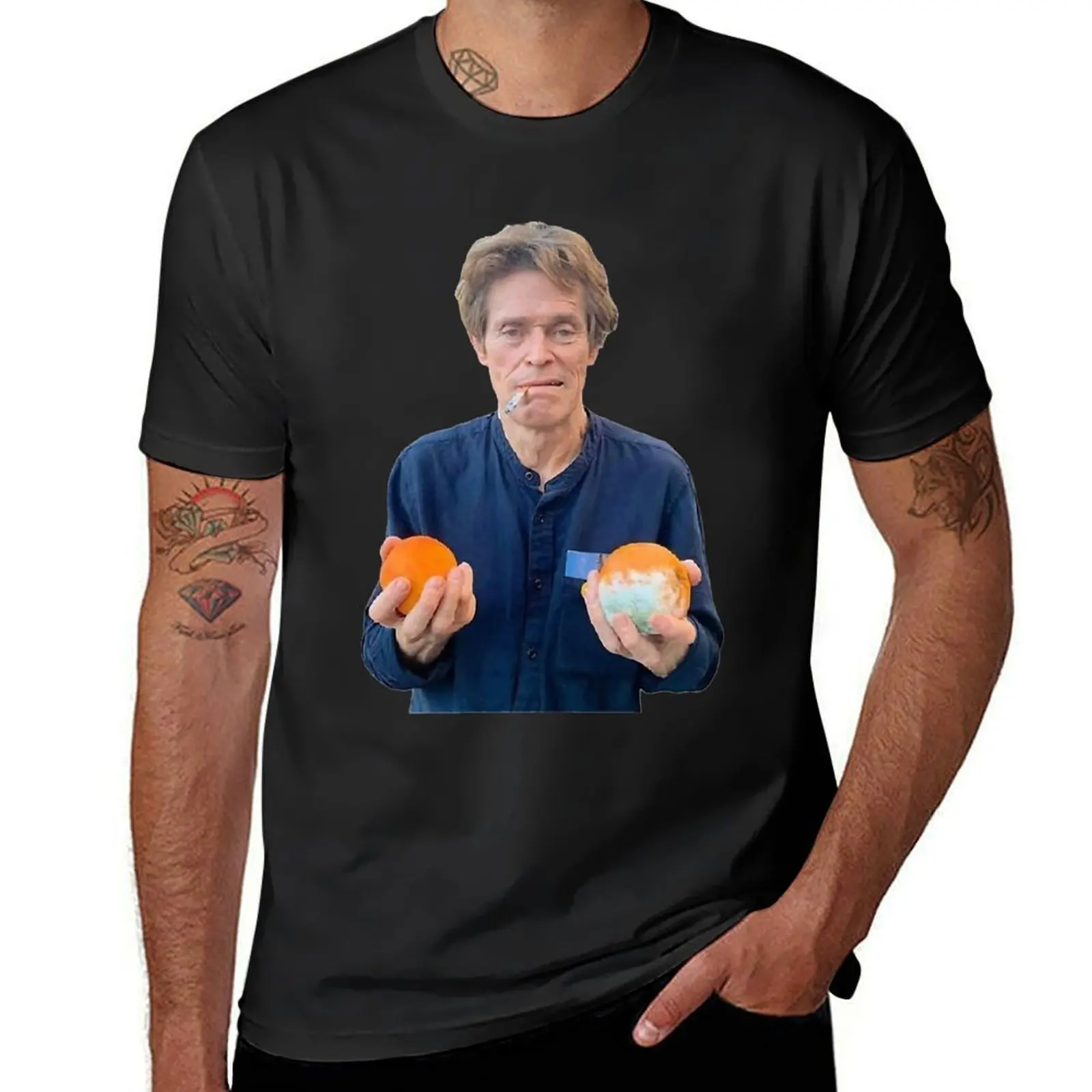 Willem dafoe 2 футболка с изображением плесени апельсинов, большие размеры, женские топы, смешные футболки для мужчин