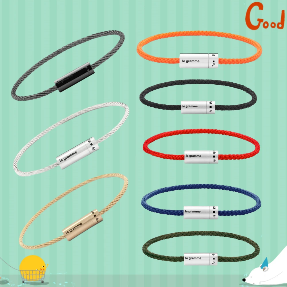 French Paris Fashion Jewelry Screw Bracelet Rope for Men and Women 7g 925 Sterling Silver Luxury Couple Christmas Gift Wholesale