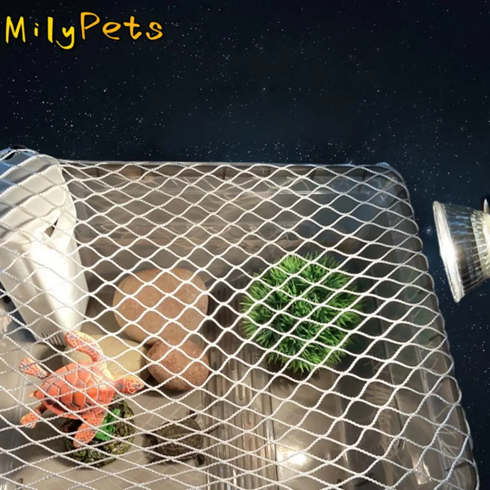 Регулируемая сетка для защиты от черепах, защита от царапин и кошек, устойчивая к укусам, сетка для защиты от прыжков, дышащая эластичная сетка для аквариума