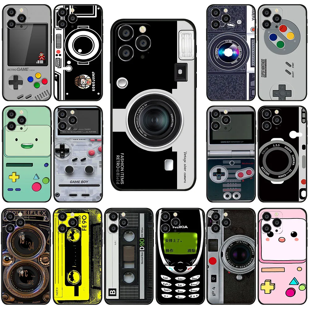 Силиконовый чехол для Huawei Y5P Y6 Y6S Y6P Nova 2 2i 3 3i 4E 5T P20 P30 P40 Y9A Lite Pro KK-67 Videotape Game camera