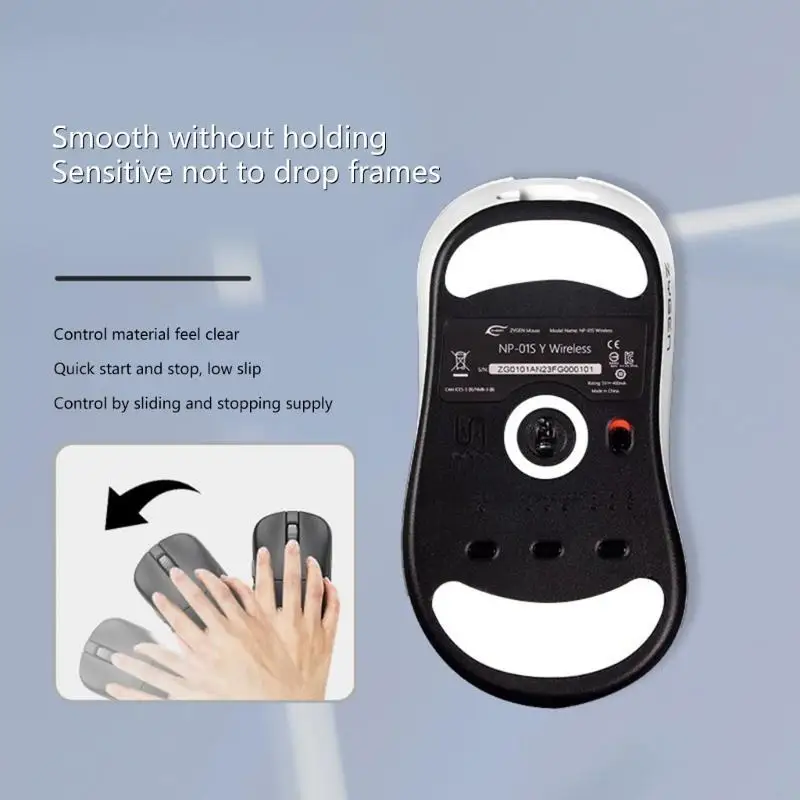 Q84a Enhanced Gaming Mouse Clates для ног для Vaxee NP01S/NP01/AX White Glides