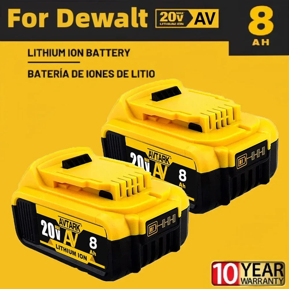 Аккумулятор для электроинструмента DeWalt DCB205 DCB 2024 DCB181 DCB182 DCB200 20 в 3A 5A 6A 18 в 20 в