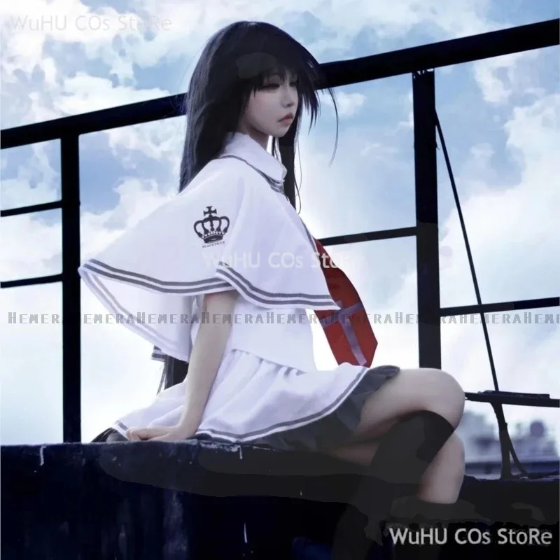 A888Subarashiki Hibi Vn Art Minakami Yuki Косплей Костюм Парик Женщины Мужчины Партия Униформа Хэллоуин Играть Ролевая Одежда ОдеждаB666@!