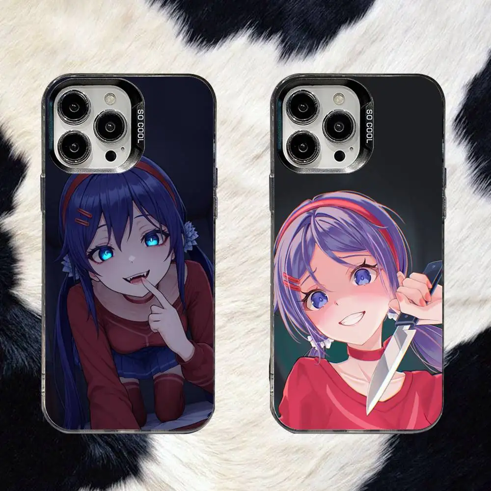 Чехол для телефона Miside Mita Game для iPhone 16,15,14,13,12,11,8,7,Pro,Max,Plus,Mini,XS,SE Anti Fall Black Matte Hard