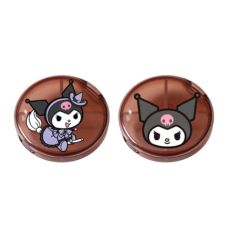 Фото Контейнер для таблеток Sanrio Kuromi Hello Kitty с 4 отделениями №4