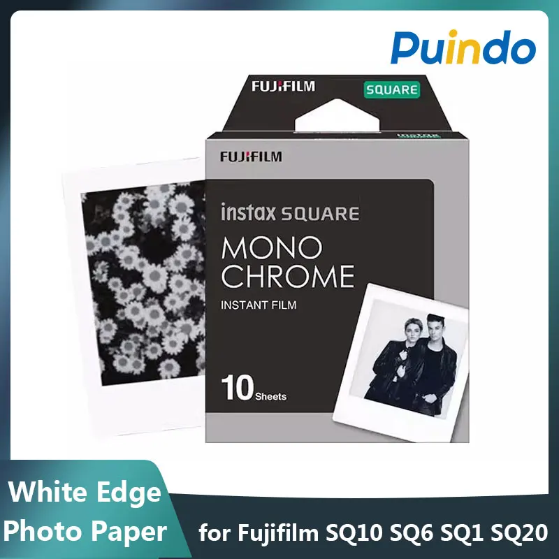 Оригинальная фотобумага Fujifilm Instax с квадратной пленкой и белым краем для Fujifilm SQ10 SQ6 SQ1 SQ20, мгновенная пленка, камера, спичка SP3принтер