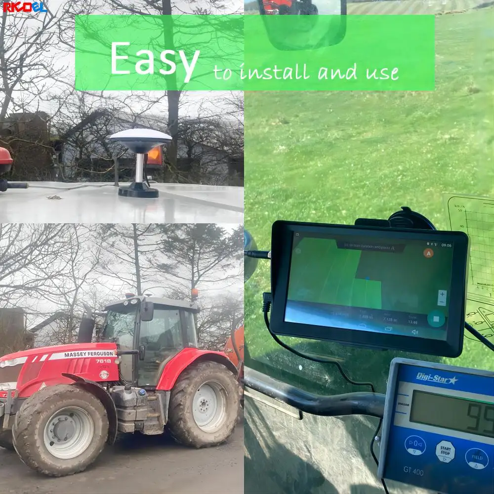 Фото GPS-тракторы с приводом для gnss, встроенные сельскохозяйственные тракторы для GPS-управляемых тракторов, прочный полевой навигатор app №4