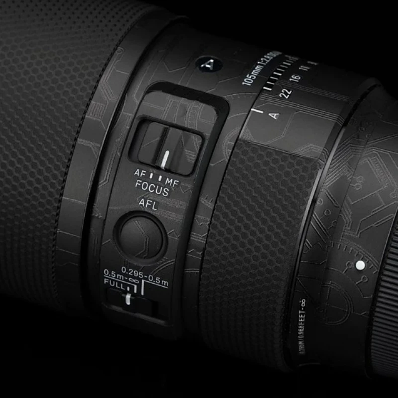 Фото Для Sigma 105 мм F2.8 DG DN MACRO Art для Sony Mount Camera наклейка на рассеиватель Coat Wrap защитная пленка защитная наклейка Skin 105 2,8 №4