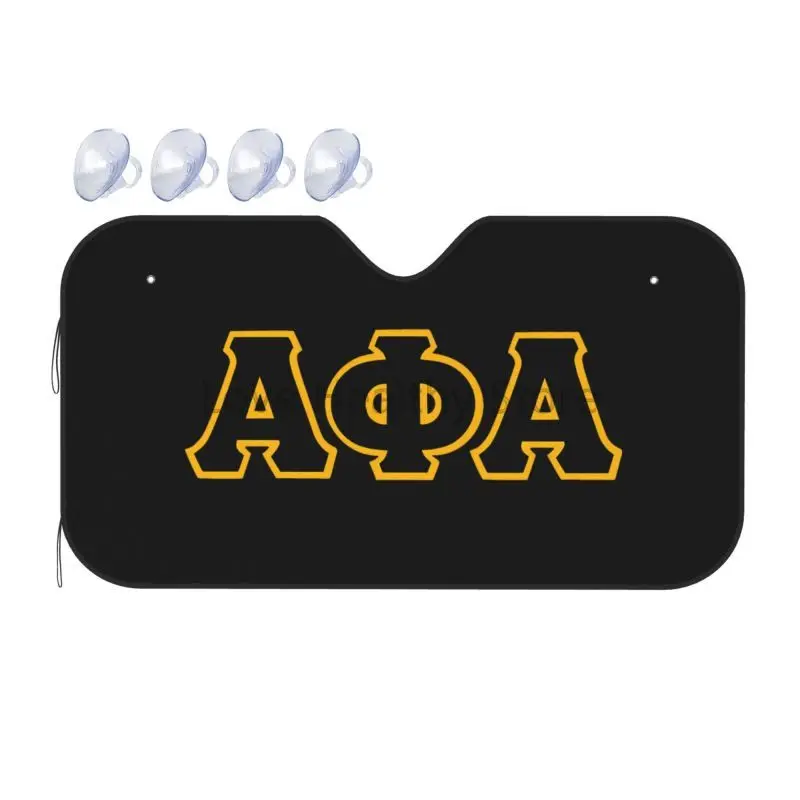 Alpha Phi Alpha Pattern Автомобильный козырек от солнца на лобовое стекло Автомобильный солнцезащитный козырек для автомобиля Грузовик SUV Блоки УФ-лучей Солнцезащитный козырек