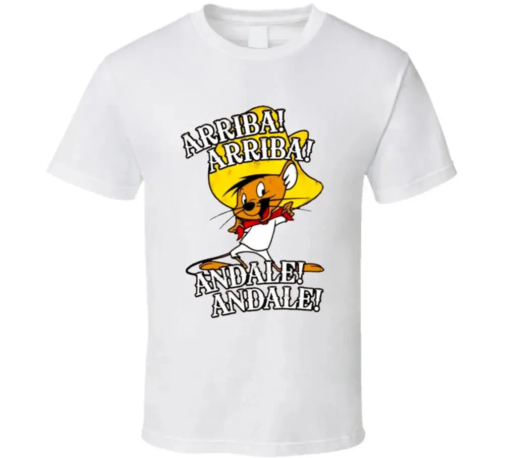 Футболка с героями мультфильмов Speedy Gonzales Arriba Andale в стиле ретро