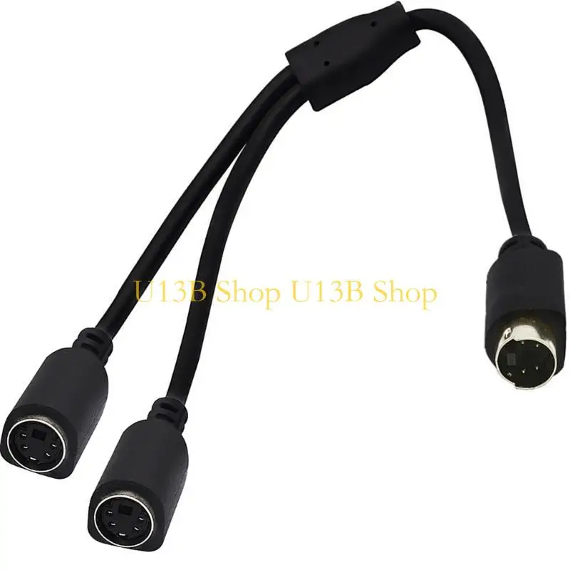 Фото U13B S-Video 4-Cin Mini SPLITTE CABLITE S-VIDEO Самцовый до 2 женских сплиттер №2