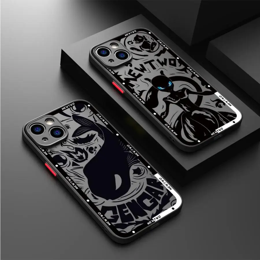 Чехол для телефона Pokemon Gengar Mewtwo для Samsung Note 20 Ultra 10Plus 10Lite 9 8 A05s A06 A30s A50 A70s A31 A51 A71 4G A21s A52s 5G