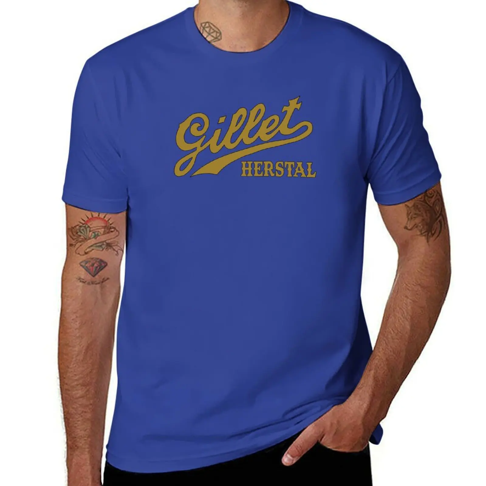 Футболка Gillet Herstal Motorcycles, корейские модные однотонные футболки для мужчин, упаковка (art.: 3920d15a4681a) - 3920d15a4681a