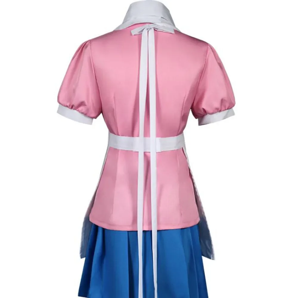 Фото Аниме Danganronpa Косплей Костюм Mikan Tsumiki Женское Платье Униформа Горничной Полный Комплект Хэллоуин Карнавальная Одежда №2