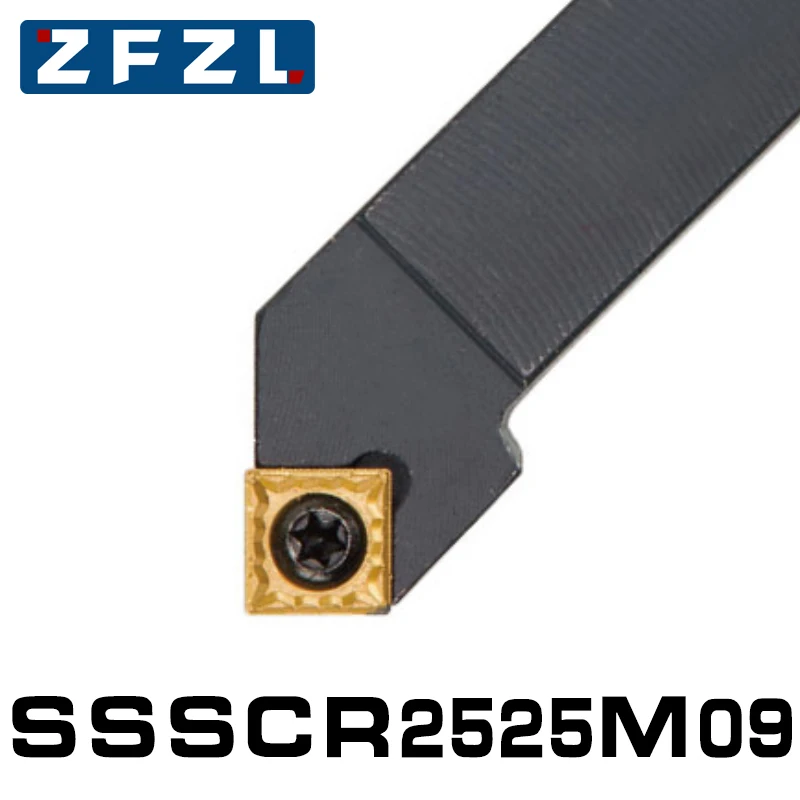 1 шт. SSSCR SSSCL токарный станок держатель для токарного станка SSSCR2525M09 SSSCL2525M09 внешний токарный инструмент ЧПУ Режущий инструмент режущий стерже...