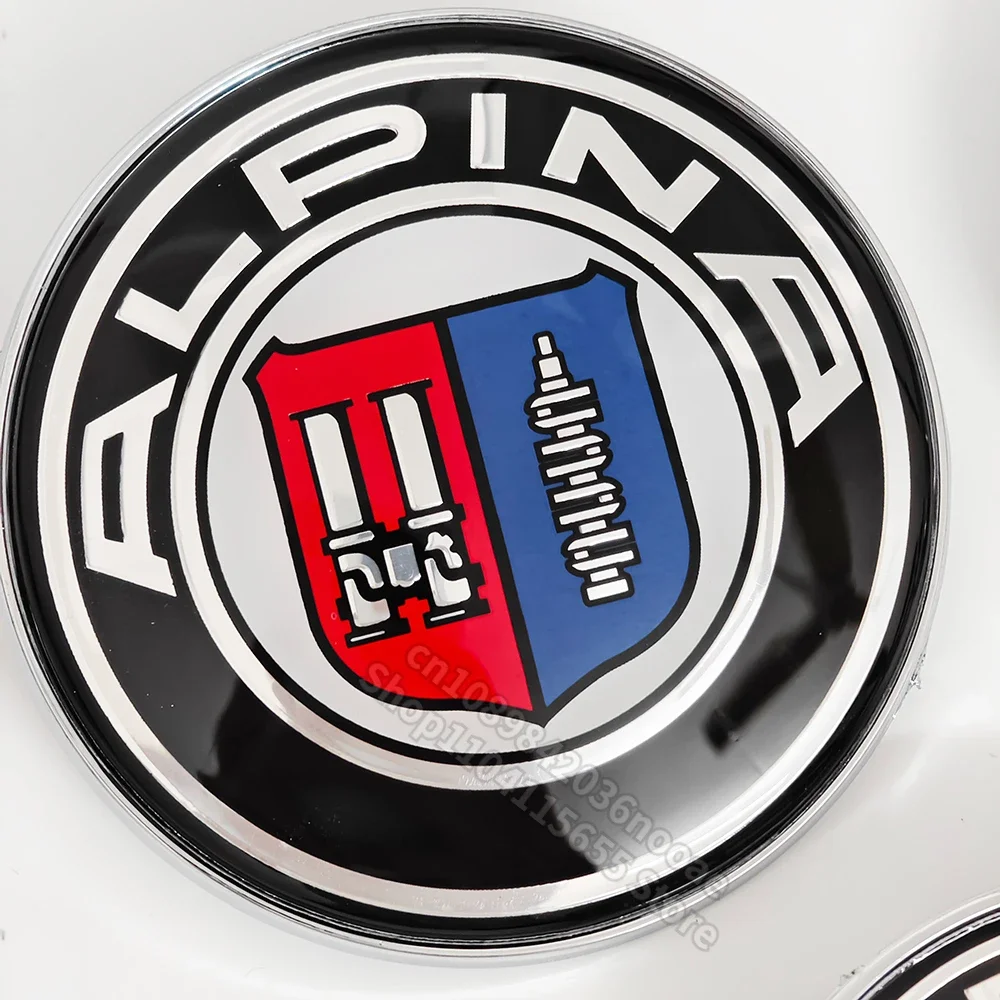 Фото Для BMW New 2025 Эмблема ALPINA для BMW E90 E60 E39 G20 F10 F20 F30 E46 E92 E87 M1 M2 M3 M4 M5 M6 M8 E63 F02 F03 G16 Центр колеса №2