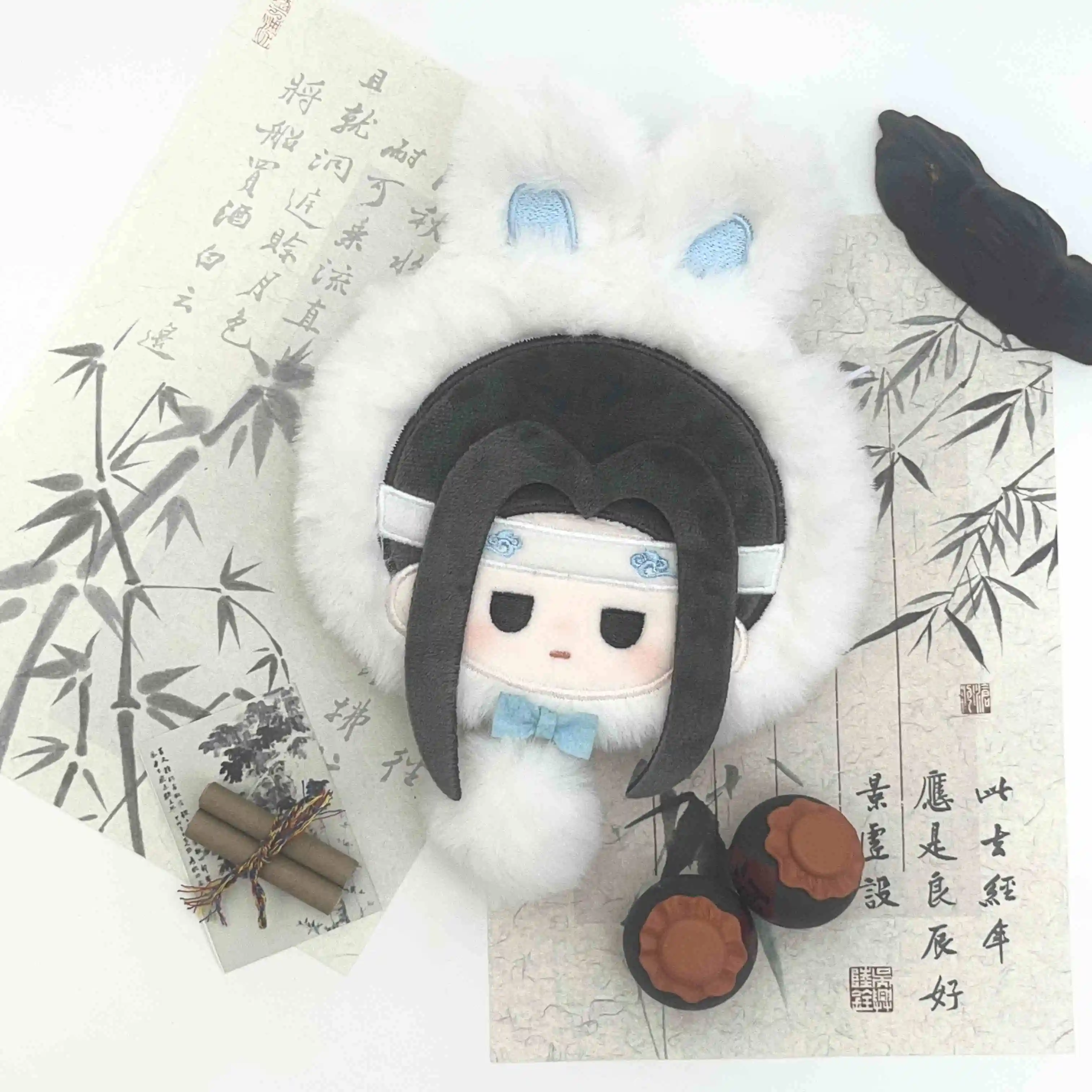 Аниме Mo Dao Zu Shi Wei Wuxian Lan Wangji MDZS Косплей Кролик Серия Плюшевая Кукла Портмоне Подвеска Брелок Игрушка Рождественский Подарок (art.: 3920cbd16ec7f) - 3920cbd16ec7f
