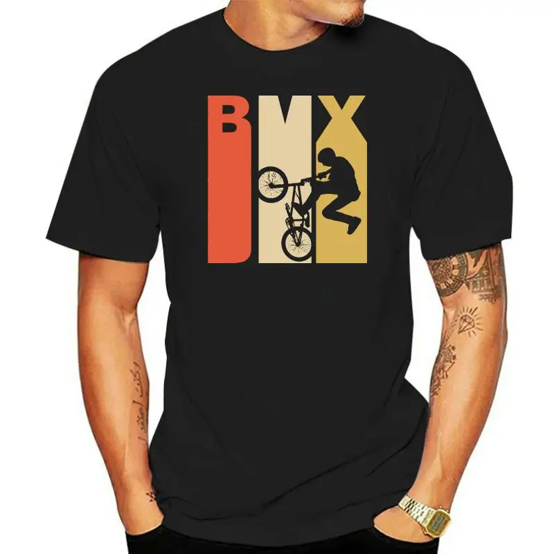 Retro 1970's Style BMX Silhouette Extreme Sports Youth Kids T-Shirt
