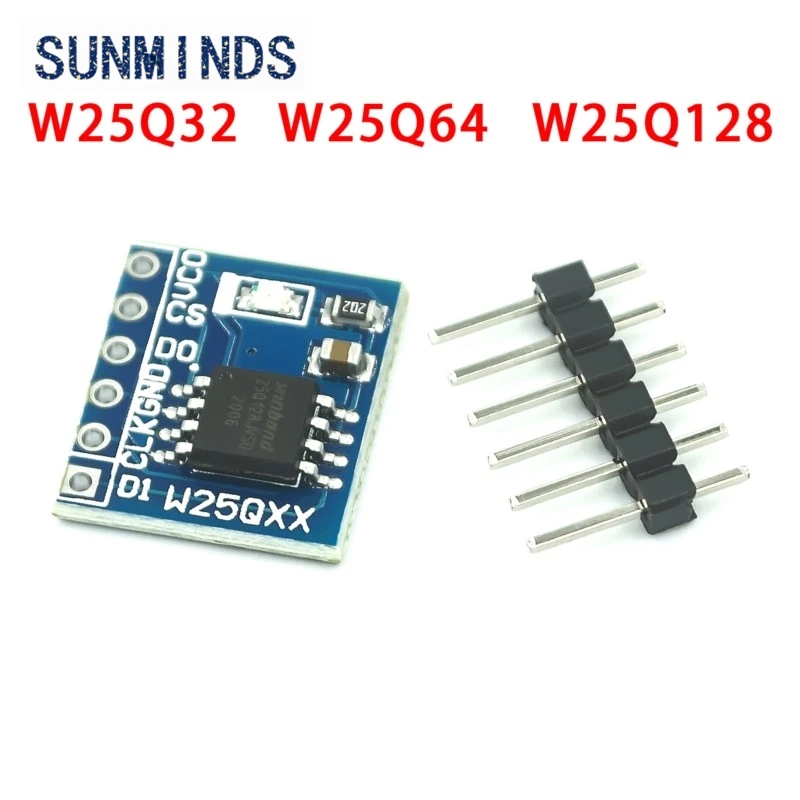 1 шт. W25Q32 32 Мбит/W25Q64 64 Мбит/W25Q128 128 Мбит 8 Мбит модуль флэш-памяти SPI интерфейс BV FV