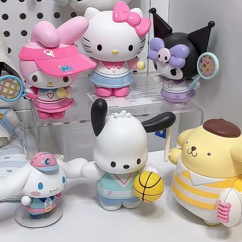 В наличии натуральная Toptoy Саанрио Vitality Sports Meeting Series слепая коробка Kawaii Hellokitty орнамент загадочная коробка Xmax игрушка в подарок Модные Слепой Коробка Игрушки