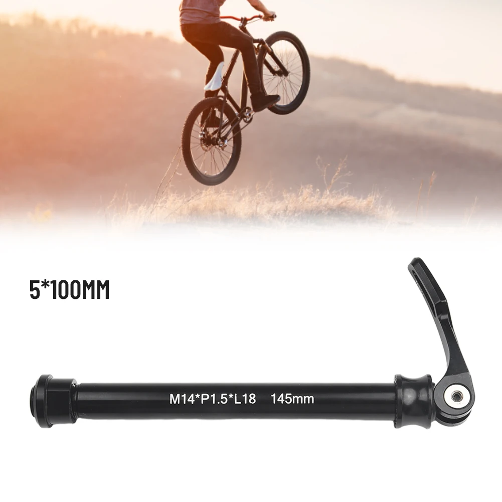 Бочка вилки передней оси 100x15 мм бочка вала велосипеда быстрая MTB Передняя вилка стандарта выпуска сквозной оси шпажки