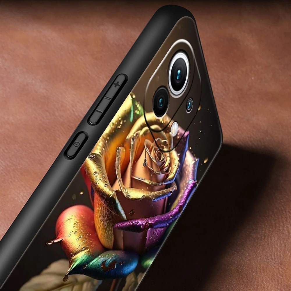 Фото Чехол для телефона Xiaomi Mi 15 14 13 12 11 Ultra 14T 13T 12T 11T 10T Pro Lite 5G противоударный мягкий чехол из ТПУ с мультяшным розовым корпусом №2