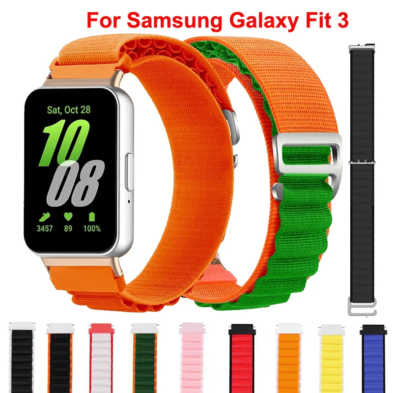 Регулируемый нейлоновый браслет для Samsung Galaxy Fit 3