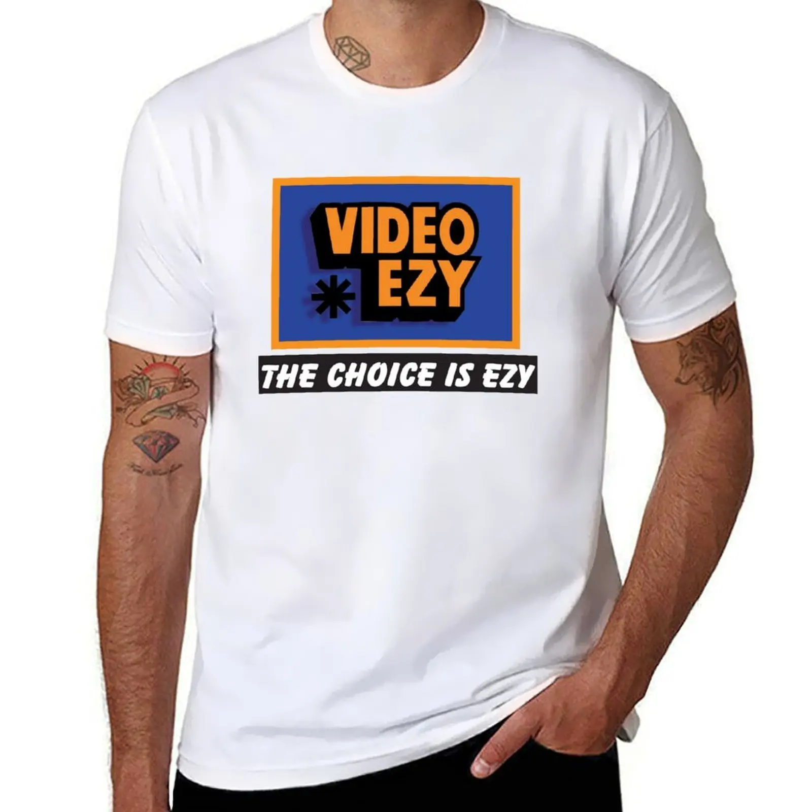Video ezy T-Shirt man t shirt designer man t shirt cotton high quality T-Shirt