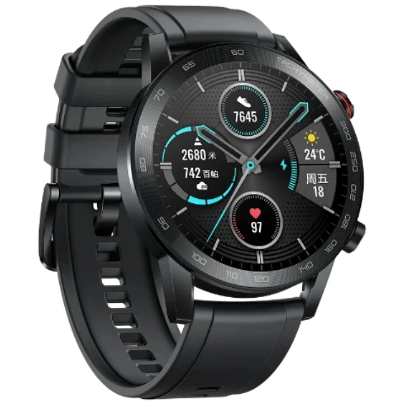 HONOR MagicWatch 2, умные часы, 1,39 дюйма, Bluetooth, мониторинг кислорода в крови, водонепроницаемые спортивные часы для фитнеса, 14-дневный срок службы батареи