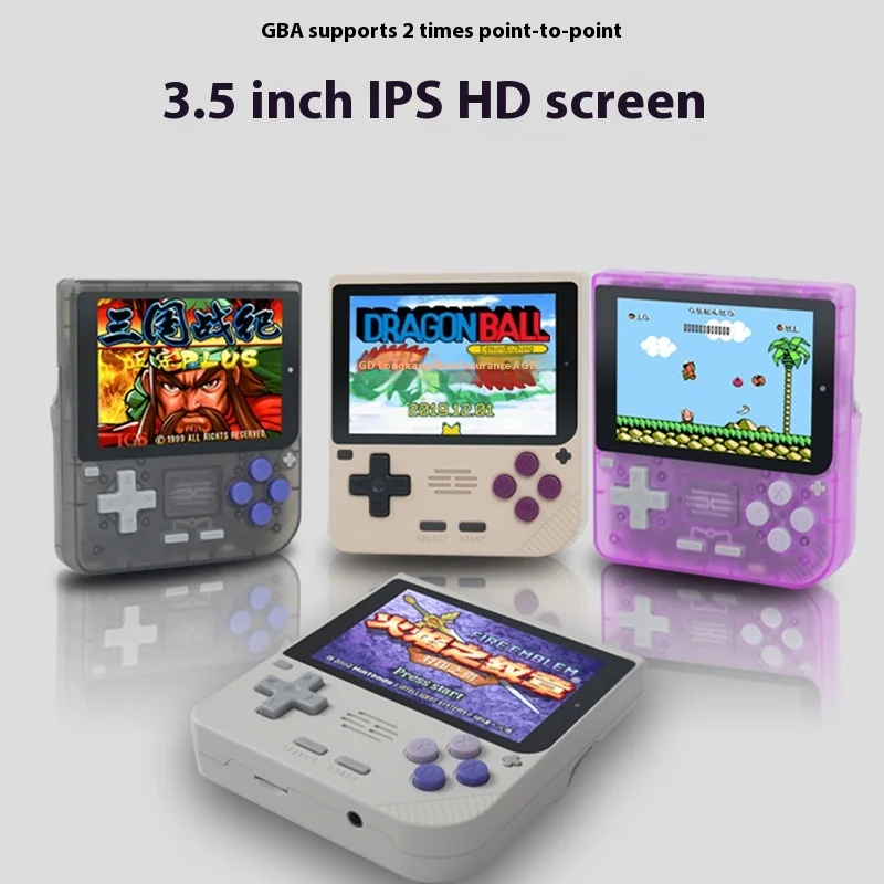 Powkiddy V10 3,5-дюймовые Ips Oca Hd 3d-симуляторы, 64-битный полноценный экран, система открытого исходного кода, совместимая с основными подарками