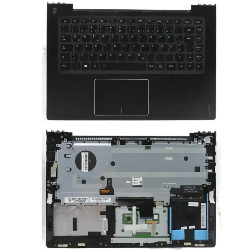 Новинка для ноутбука Lenovo LZ9, верхний корпус, черная C-образная крышка с клавиатурой W/KB(BL)-GER 90203160   ~