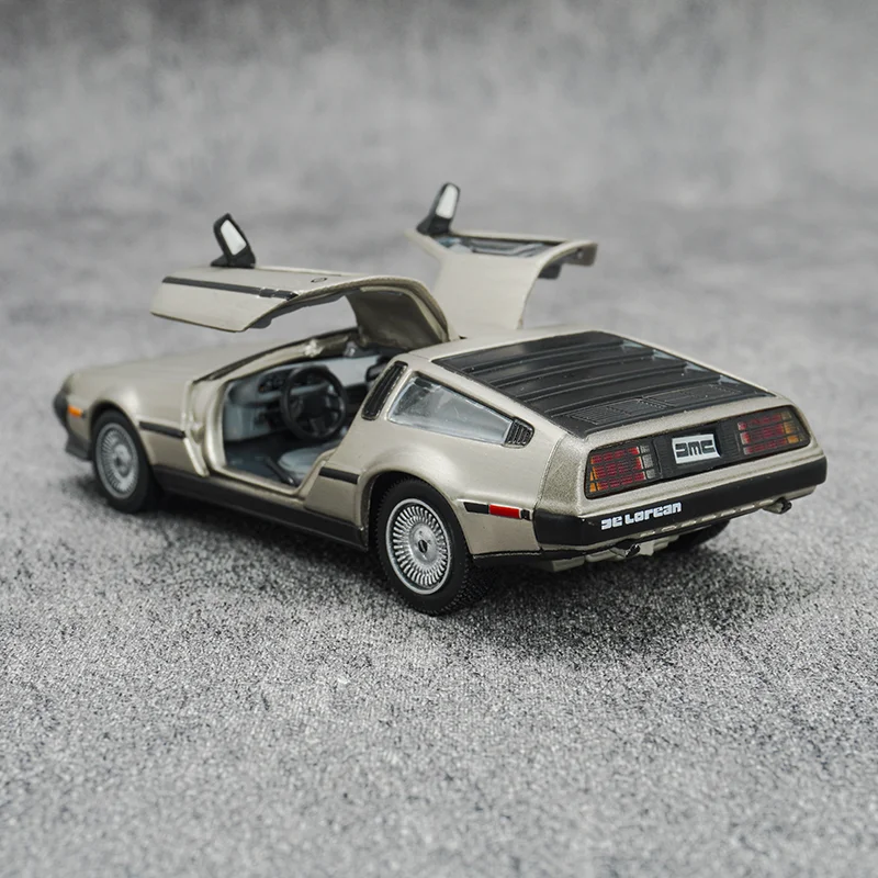 Фото VITESSE 1:43 Назад в будущее DMC-12 Time Machine Flight Edition Моделирование из сплава Модель автомобиля Орнамент №3