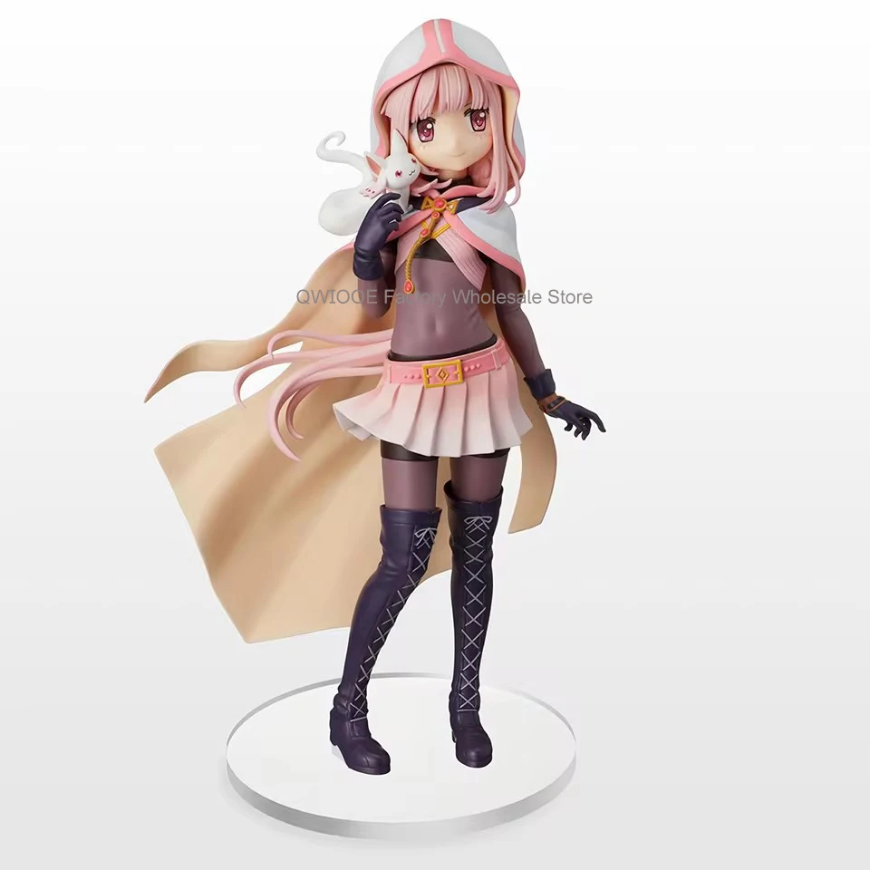 Фото Qwiooe оригинальная Подлинная Sega Madoka Magica 24 см Madoka Kaname 20 см Tamaki Iroha ПВХ фигурка модели куклы игрушки для девочки Qwiooe №2