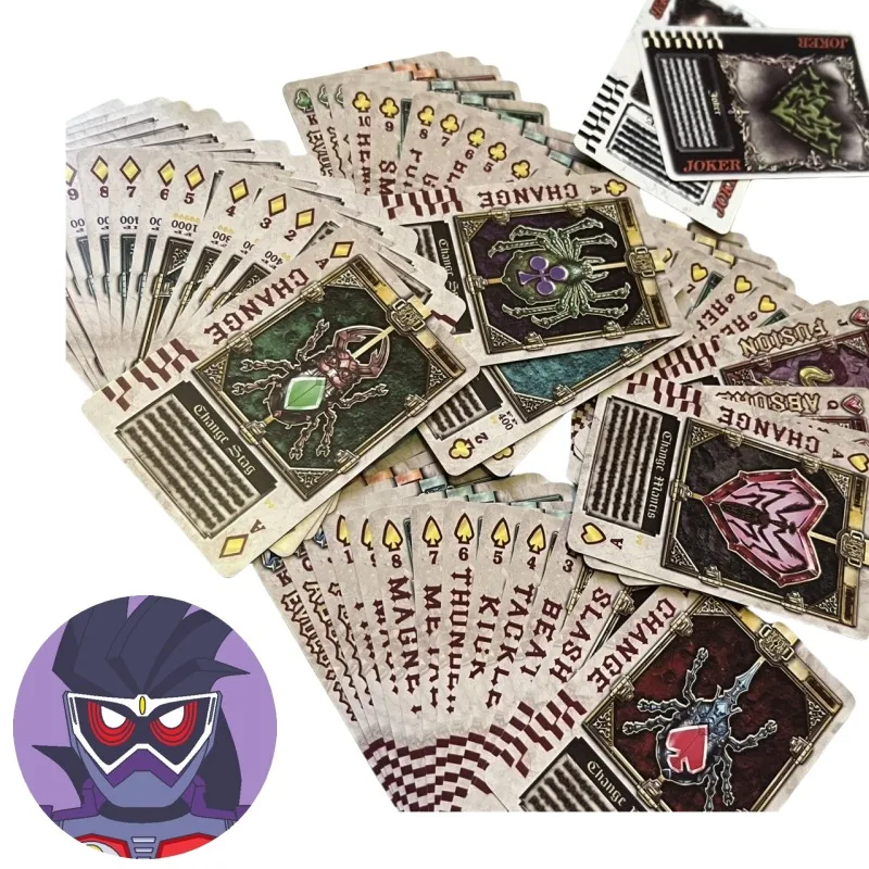 Bandai Kamen Rider персонажи аниме творческая личность игральные карты, развлекательные игры для семейных вечеринок, вся колода карт