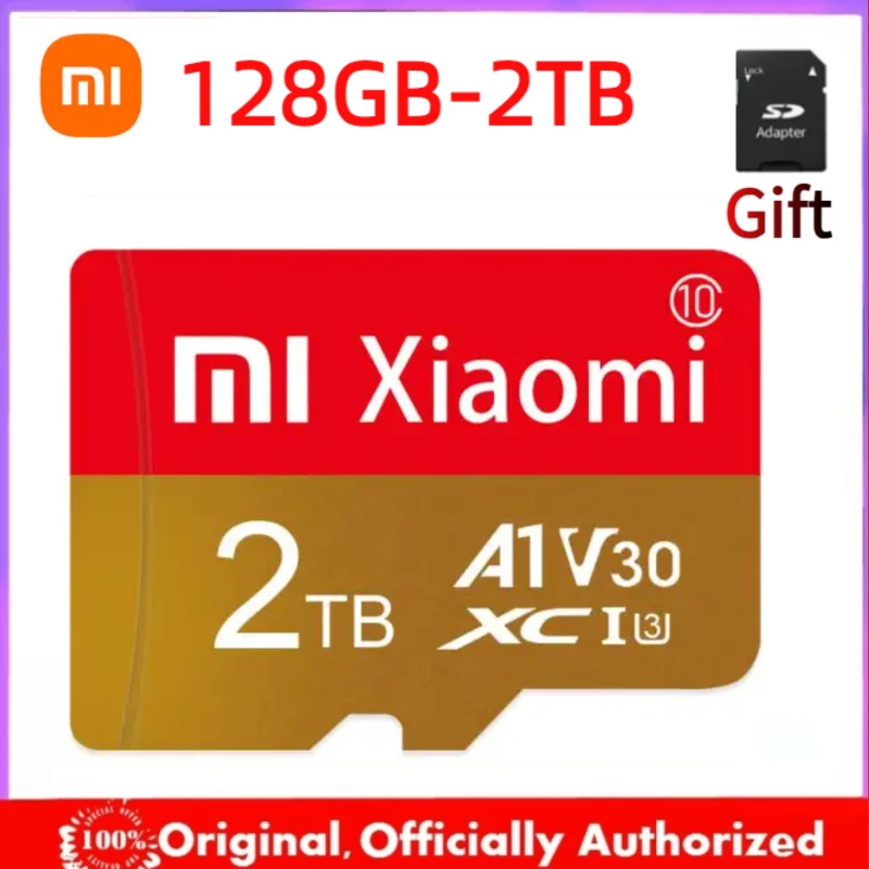 Высокоскоростные карты памяти Xiaomi, флэш-карта памяти Micro tf sd, 1 ТБ, 128 ГБ, 256 ГБ, класс 10, флэш-карта TF/SD, микро-карта для камеры, автомобильного ПК, телефона