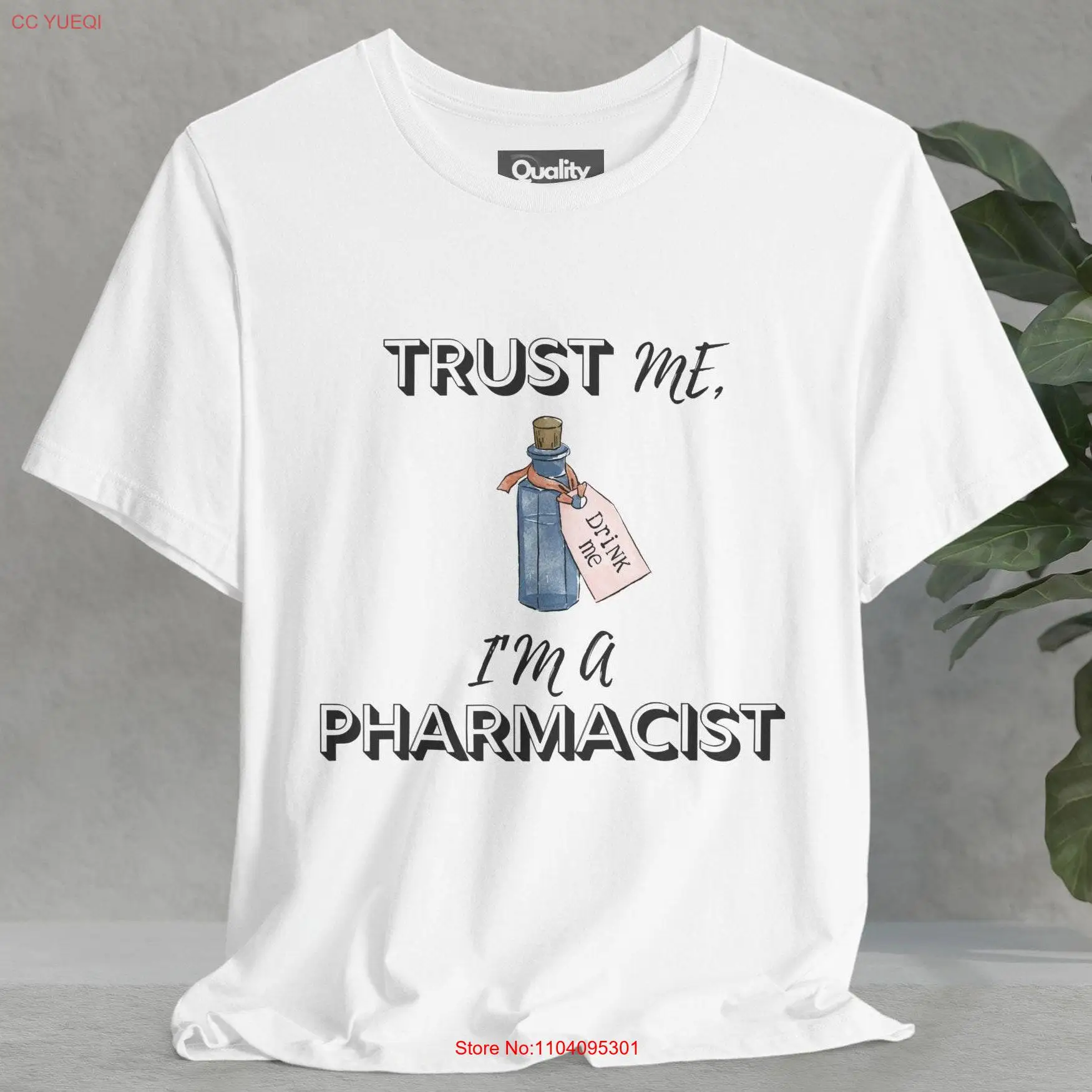 Trust Me I'm a Pharmacist T Shirt Pharmaceutical Pharmacy long or short sleeves