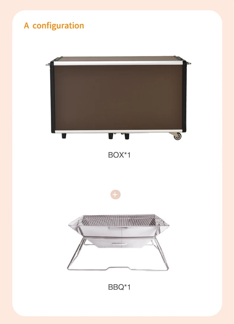 Алюминиевая кухня для лагеря и кухня для автофургона Bulin C650-BBQ, уличный стол для пикника, складная походная печь, мобильная кухня для кемпинга (art.: 3920d16d846fa) - 3920d16d846fa