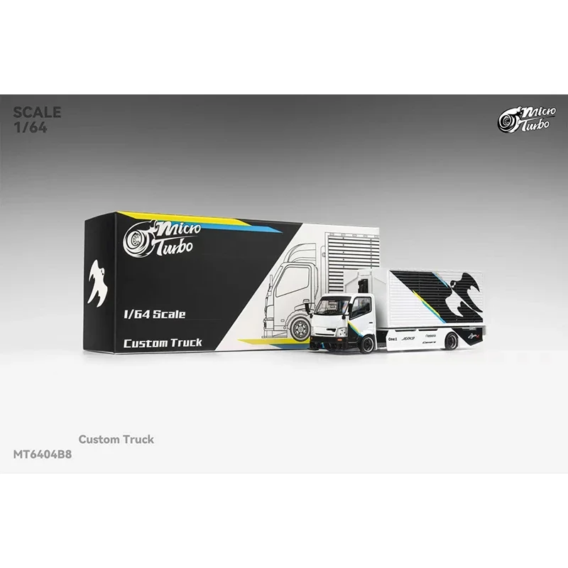 Фото MT в наличии 1:64 300 Series Custom Tow LBWK White Ghost литая диорама модель автомобиля игрушка MicroTurbo №3