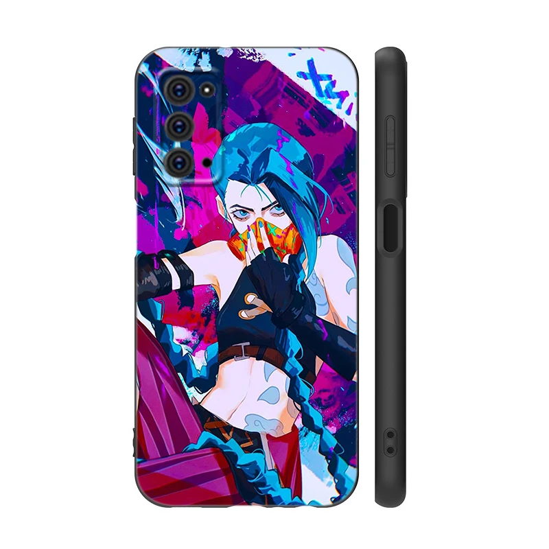 Фото Чехол для телефона Arcane Game J-Jinx Vi для Samsung A01 Core A42 A51 5G A02 A03 A04 A05 S A06 A11 A20 A21 A23 A24 A25 A30 A31 A50 A70 №3