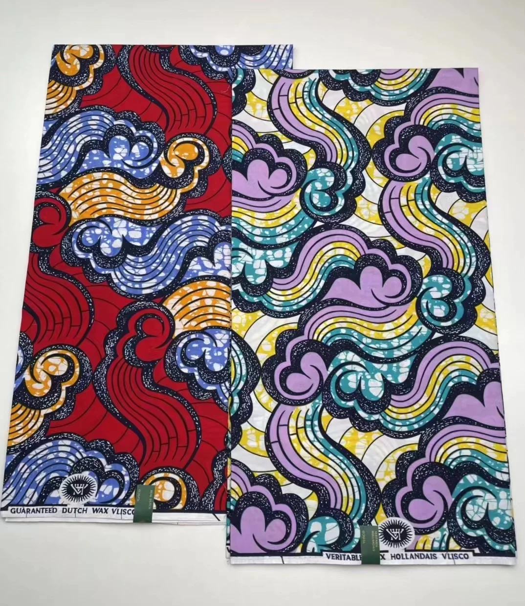 Фото Африканская супер восковая голландская ткань Vlisco оригинальный хлопок 6 ярдов ткань 100% оригинальная настоящая супер ткань Анкара ткань для свадьбы №3
