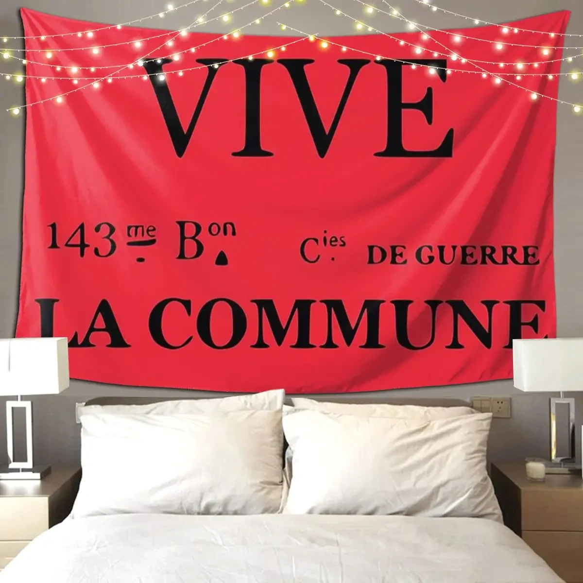 Настенный Гобелен «Vive La noun», украшение 143-го батальона, в стиле хиппи, настенная эстетика, комнатный спальни, общежития