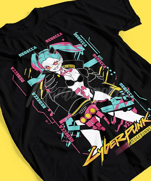 Camiseta унисекс Cyberpunk Rebecca
