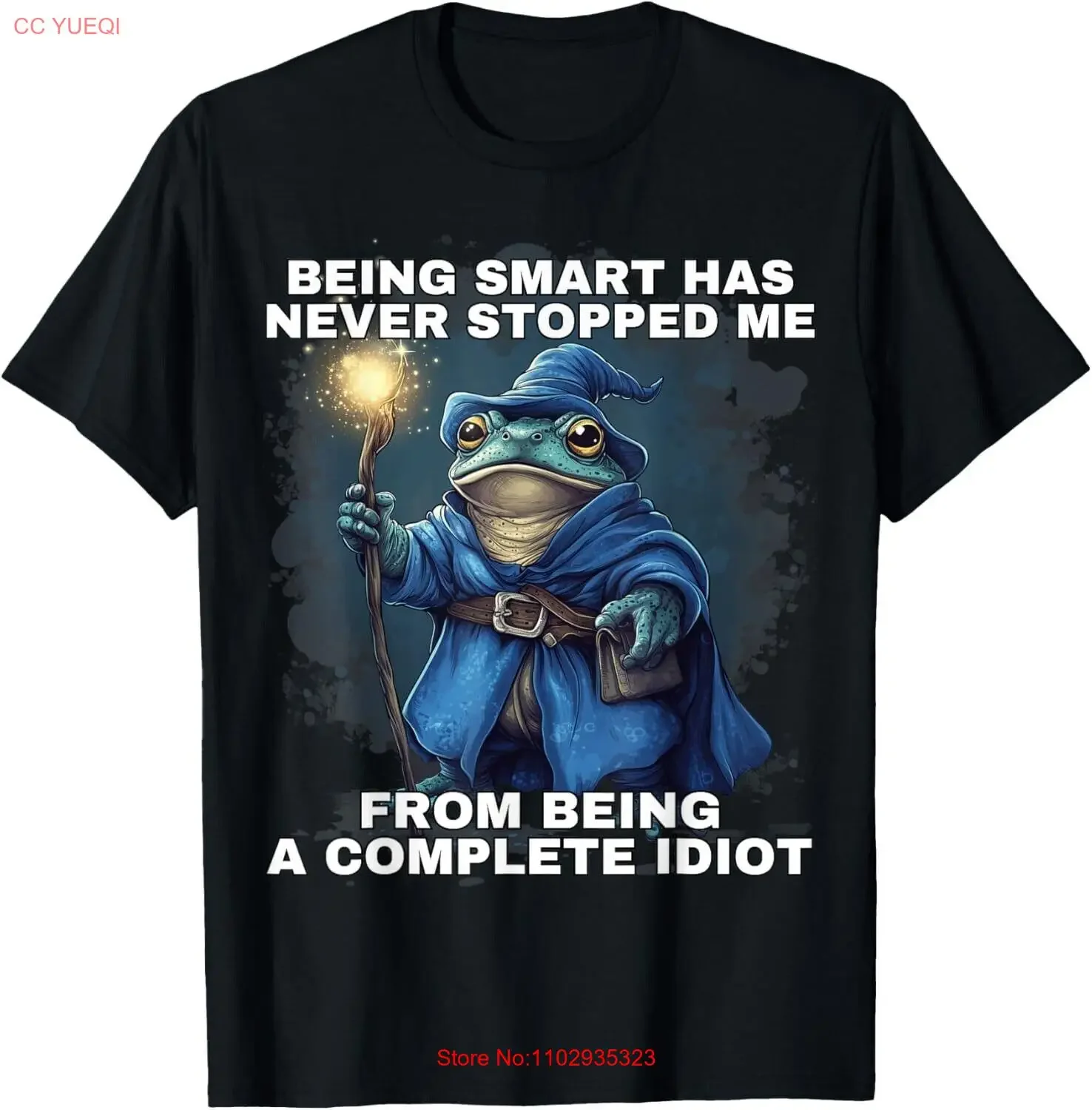 Футболка Being Smart Has Never Stopped Me From A Complete Idiot, винтажная, мягкая, удобная, модная, слегка растянутая