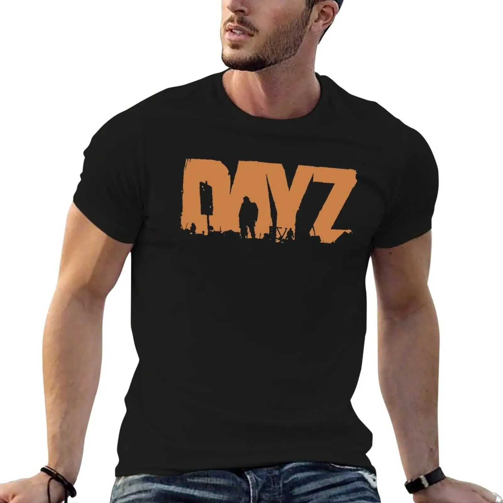 Logo Vibe-футболка Dayz, мужские футболки, облегающая футболка, незаменимая футболка