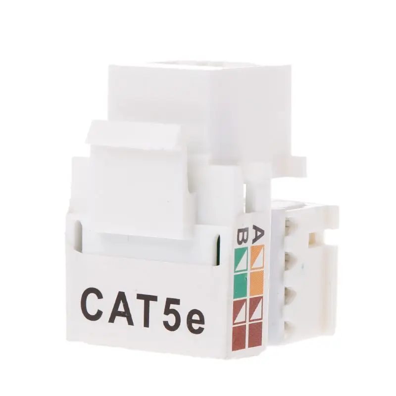 Фото CAT6 RJ45 Вставка гигабитного соединителя Keystone Слот для стандартного сетевого модуля №5