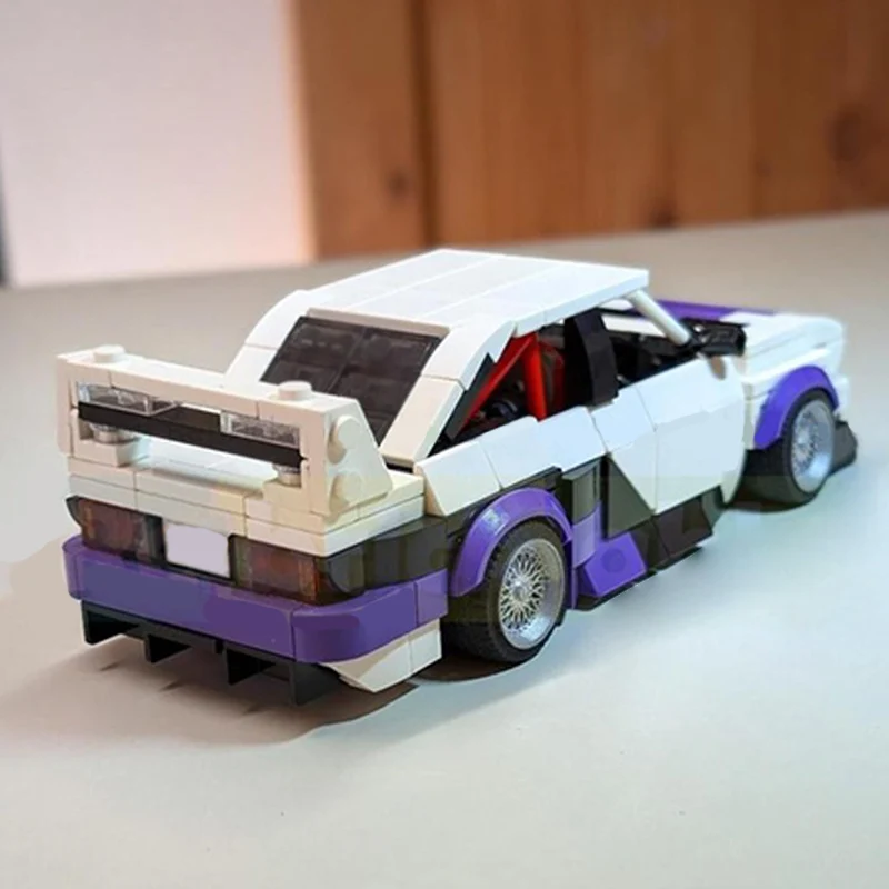 Модель скоростного гоночного автомобиля MOC, строительные кирпичи E30 M3 DTM, гоночный автомобиль, модульная технология, подарки, праздник, сборка, детские игрушки, костюм (art.: 3920d19721a24) - 3920d19721a24