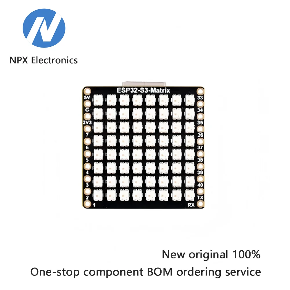 Плата разработки ESP32 ESP32-S3FH4R2 со светодиодной матрицей 8x8, Wi-Fi, B-luetooth, A-rduino