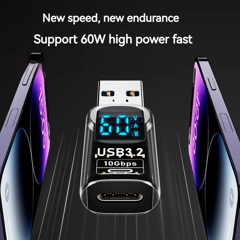 Адаптер питания с USB Type-C на USB, 10 Гбитс, 36 Вт (art.: 3920c88e07a7d) - 3920c88e07a7d