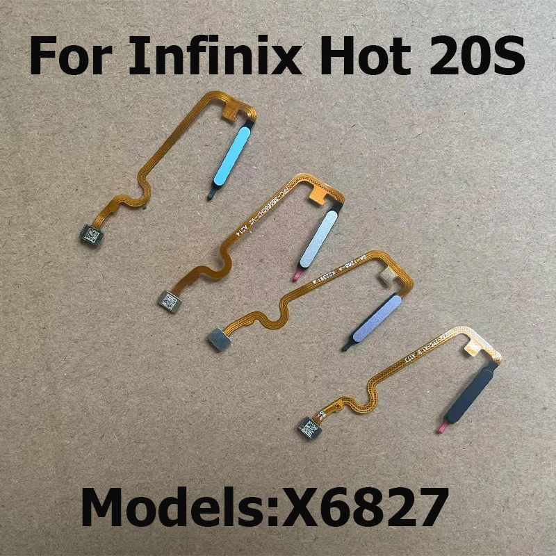 Для Infinix Hot 20S боковая кнопка питания Touch ID сканер пальцев датчик отпечатков пальцев гибкий кабель X6827