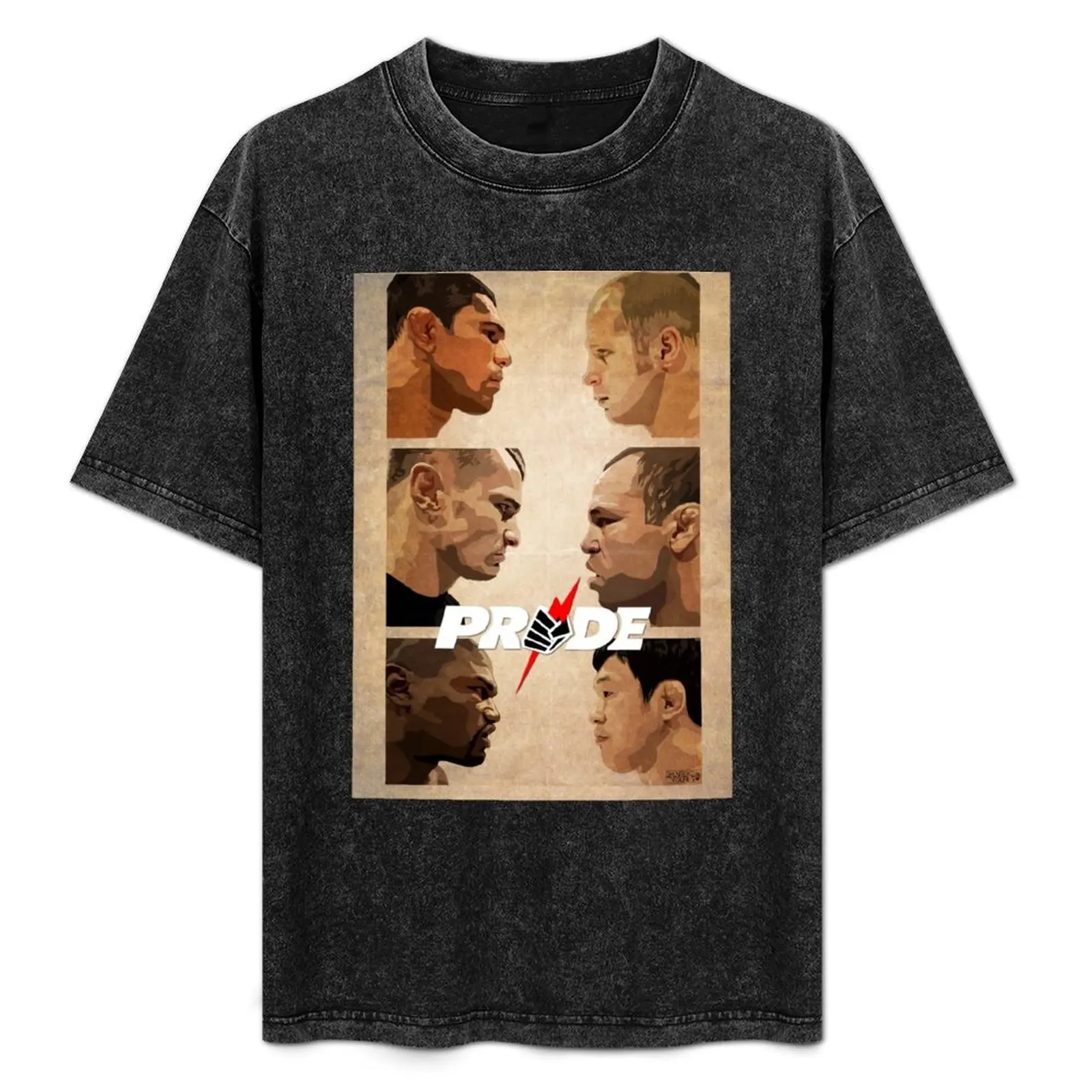 Футболка Pride FC Epic Staredown от shunsukevisuals, мужские футболки с принтом животных